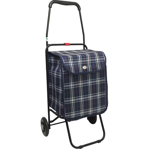 ショッピングカート　メロディボクシーチェックネイビー