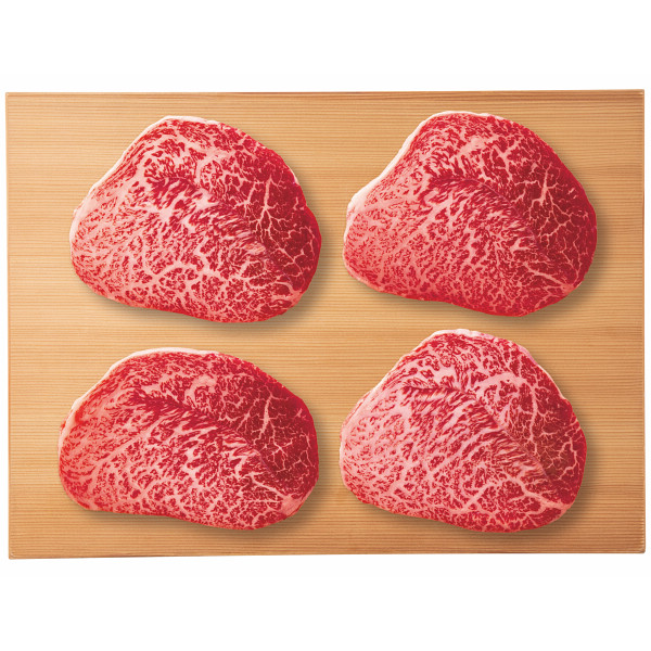 総本家　肉の大橋亭　近江牛　モモ　ステーキ用４枚（計３６０ｇ）