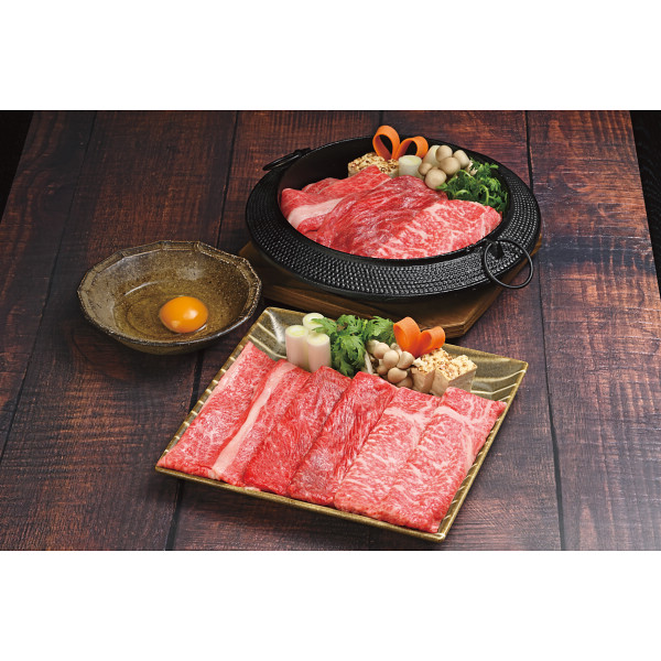 東北産黒毛和牛と青葉牛すき焼き味くらべ（３種）（計７３０ｇ）