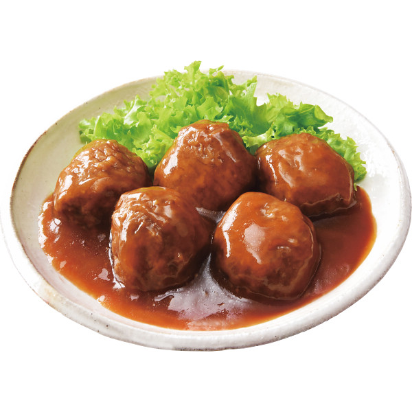 中華風肉団子の甘酢あんかけ