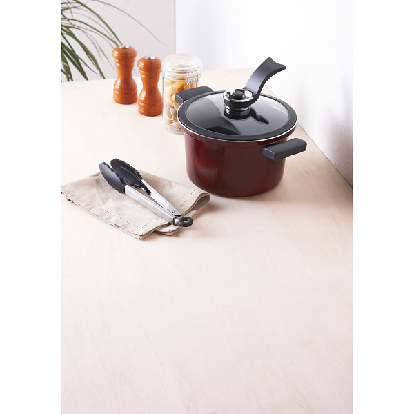 ビストニア　真空煮込み鍋（１９ｃｍ）トング付