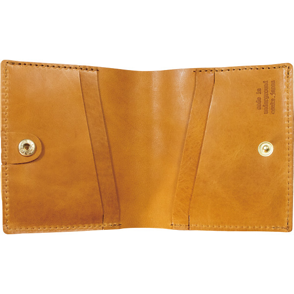 ｍ，ｉ，ｕ，ｏ．ｊ　レディース折財布キャメル