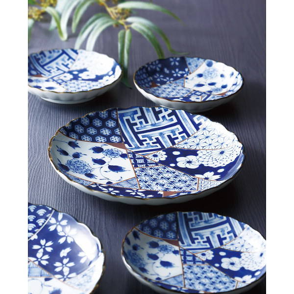 藍友禅　宴セット