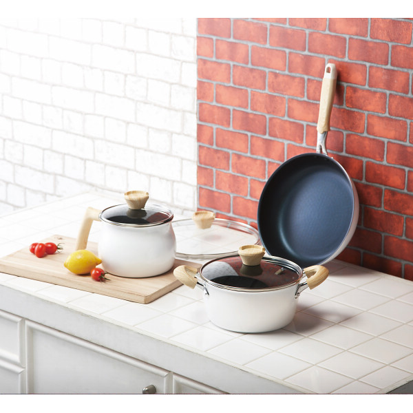 ナチュラプラス　アルミ鍋３点セット