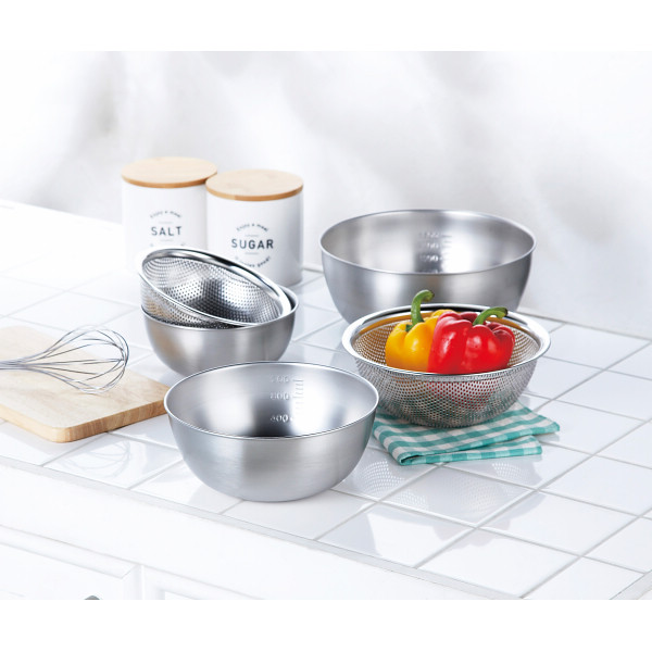 燕人の匠　ステンレスボウル５点セット