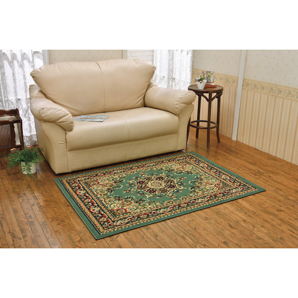 ウィルトン織カーペット　グリーングリーン