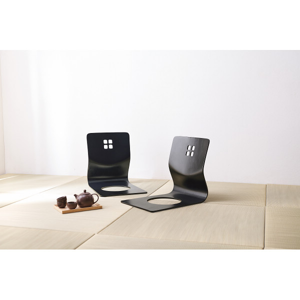 曲木椅子（２個組）ブラック