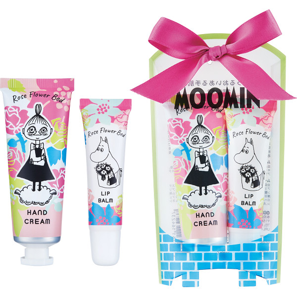 ムーミン リップ＆ハンドケアセット野ばらの庭