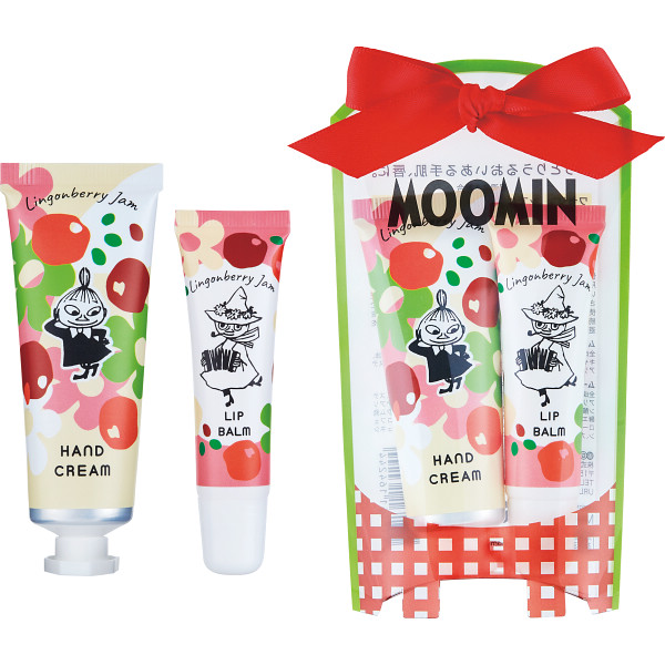 ムーミン リップ＆ハンドケアセットこけもものジャム