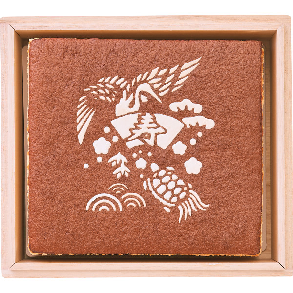 長﨑堂 絵柄入りカステーラ（桐箱入）