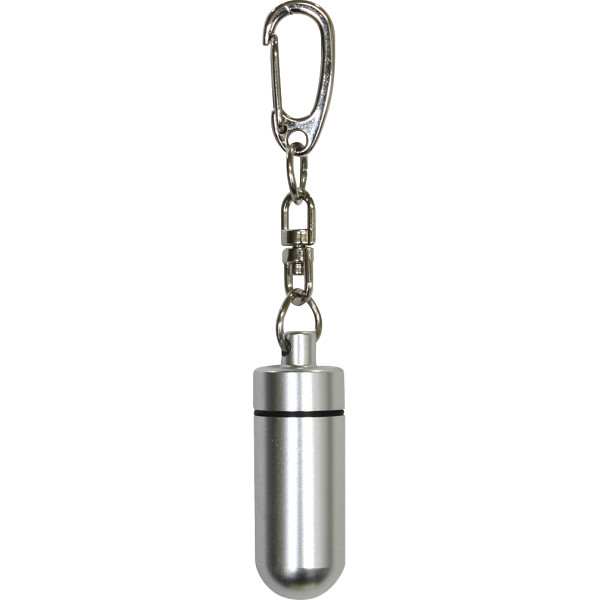 遺骨カプセルキーホルダーシルバー