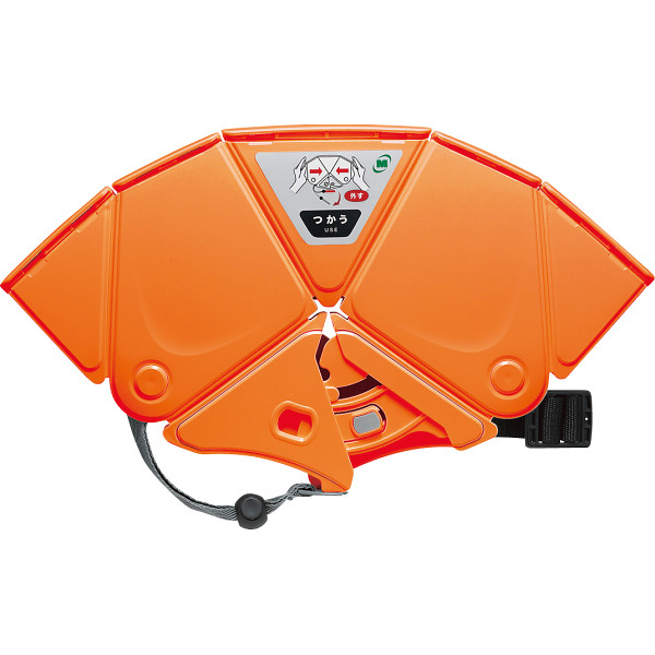 折りたたみ防災ヘルメット　Ｆｌａｔｍｅｔ２オレンジ