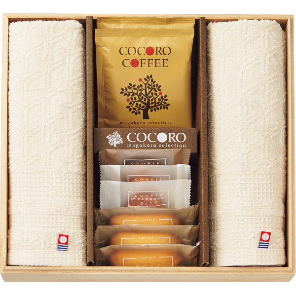 ココロ 今治タオル・スイーツセット（木箱入）