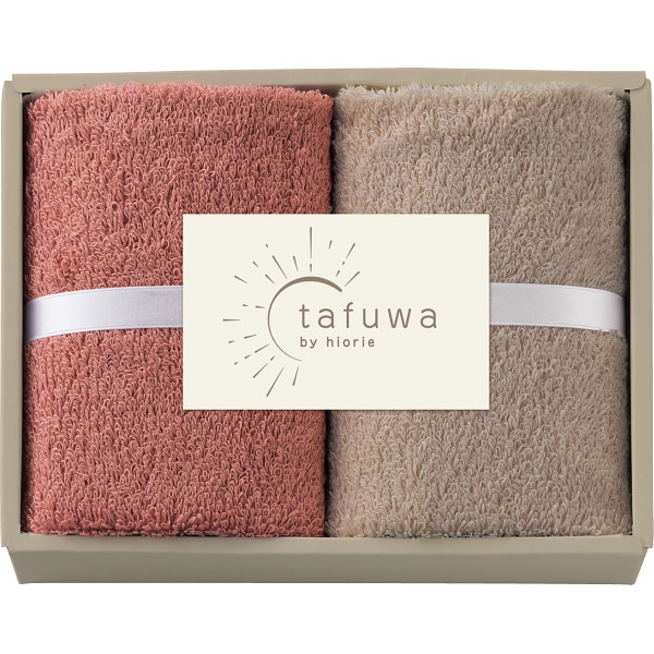 ｔａｆｕｗａ ウォッシュタオル２枚セットピンク