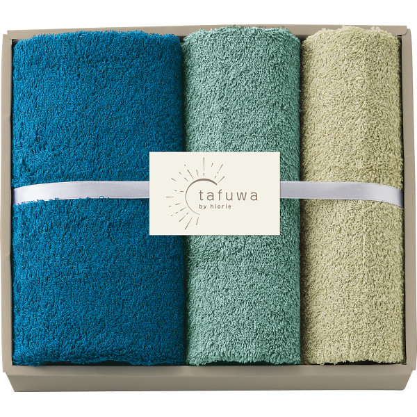 ｔａｆｕｗａ ミニバス・フェイスタオルセットブルー