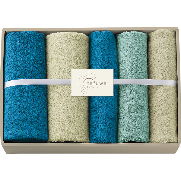 ｔａｆｕｗａ ミニバス・フェイスタオルセットブルー