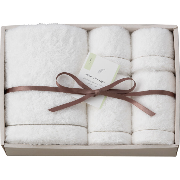 エアームース　バス・フェイス・ウォッシュタオルセット