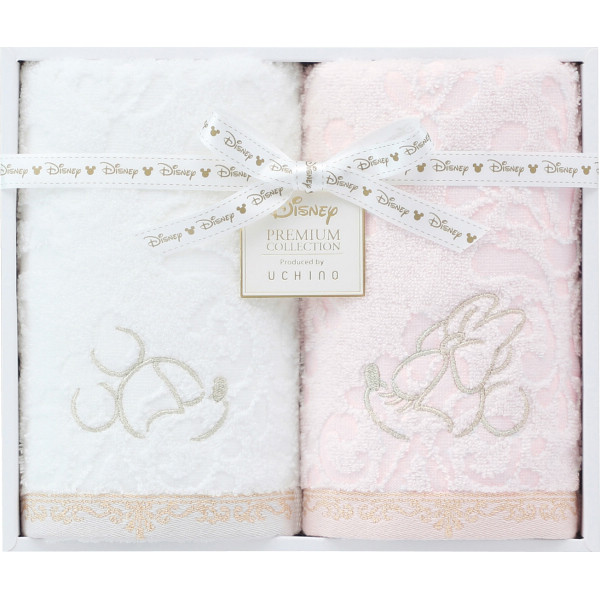ディズニー プレミアム フェイスタオル２枚セットミックス