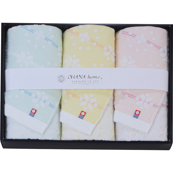 オハナ・ホーム　フェイスタオル３枚セット