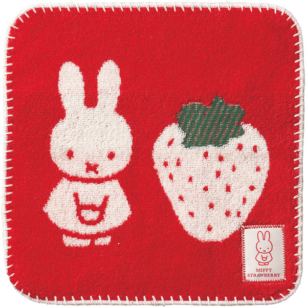 ミッフィ― ミニタオルストロベリー（Ｒ）