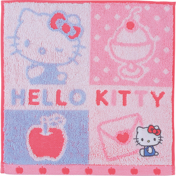 サンリオキャラクターズ　タオルハンカチハローキティ