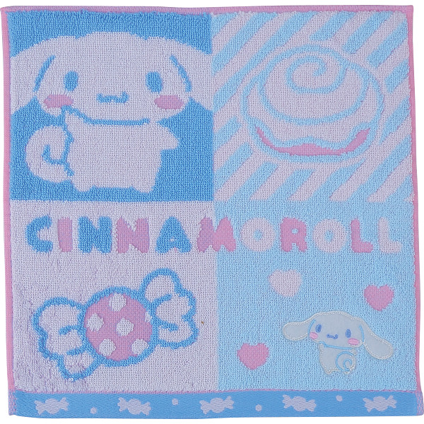 サンリオキャラクターズ　タオルハンカチシナモロール
