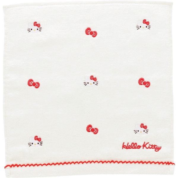サンリオキャラクターズ　ミニタオルハローキティ　タイニーリボン