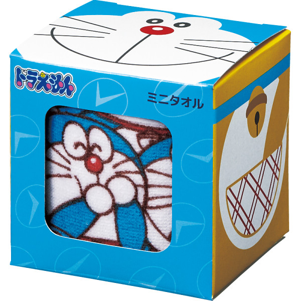 ドラえもん プチギフト タオルハンカチレッド