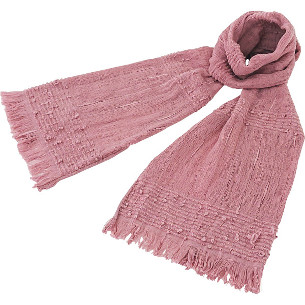 たおるマフラー（ＢＯＸ入り）薄紅