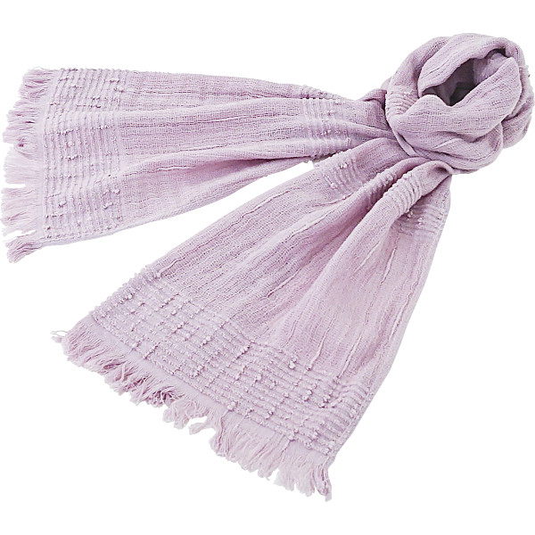 たおるマフラー（ＢＯＸ入り）パープル