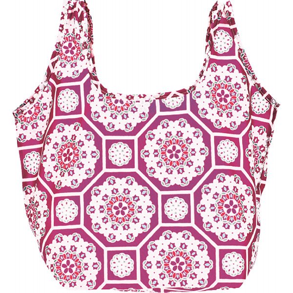 くろちく 広底エコバッグはな蜀江文様