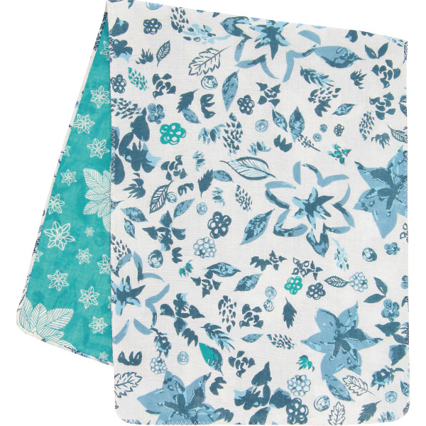 くろちく 両面ガーゼ手拭い墨冬花