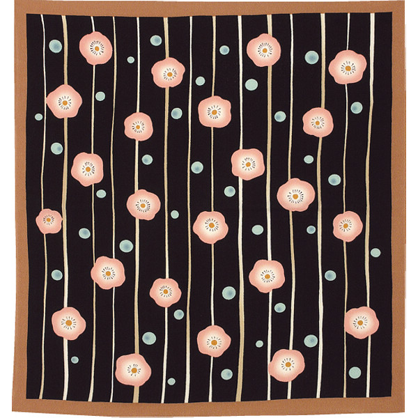 ちりめん風呂敷梅黒