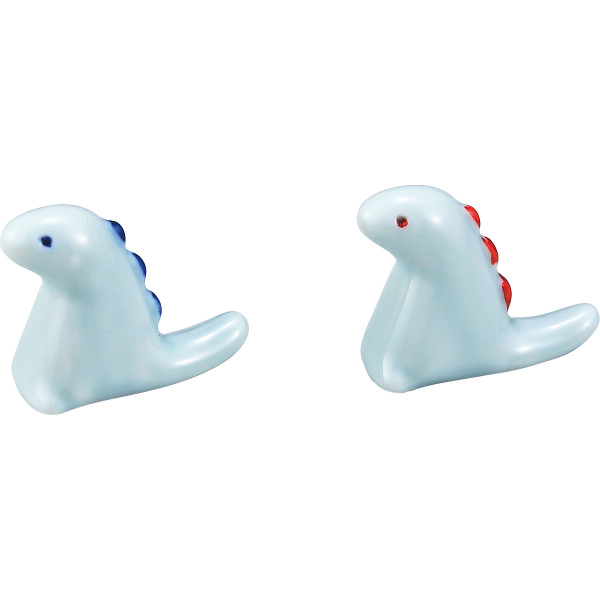 江戸っ子恐竜 まめ皿・箸置ペア