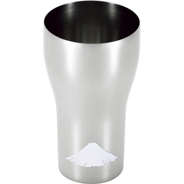 燕熟の技 感温ステンレスタンブラー赤富士