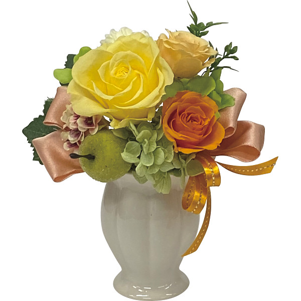 フェリス（プリザーブドフラワー）イエロー