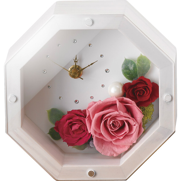 ＭＯＬＹ アンティークホワイト（プリザーブドフラワー）ピンク