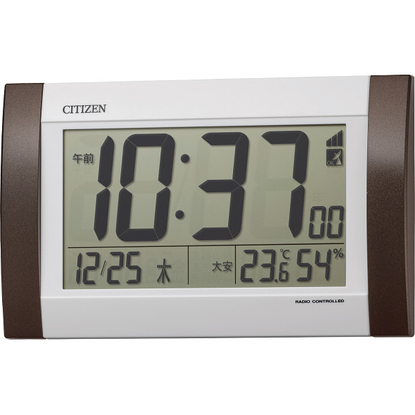 シチズン 電波目覚まし時計（掛置兼用）