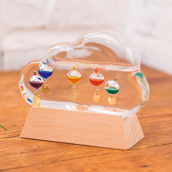 ガラスフロート温度計クラウド２０２４クラウド２０２４