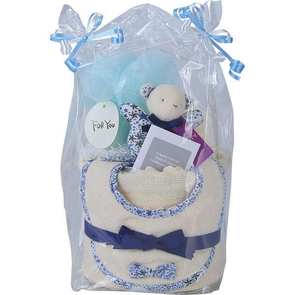 おむつケーキ（リバティアイテム）ネイビー