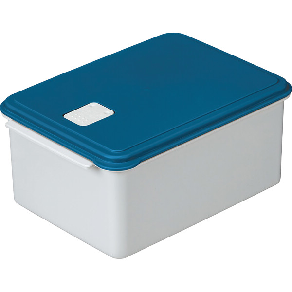 電子レンジスチーム調理＆保存容器Ｌブルー