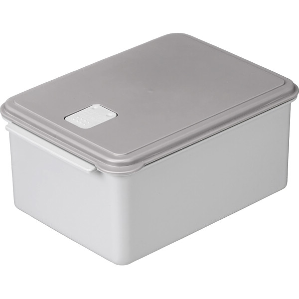 電子レンジスチーム調理＆保存容器Ｌグレー