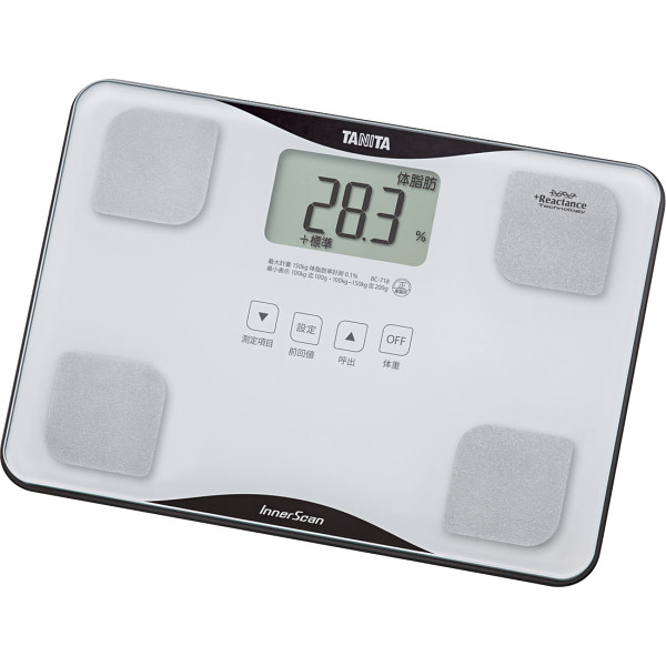 タニタ 体組成計 インナースキャンホワイト