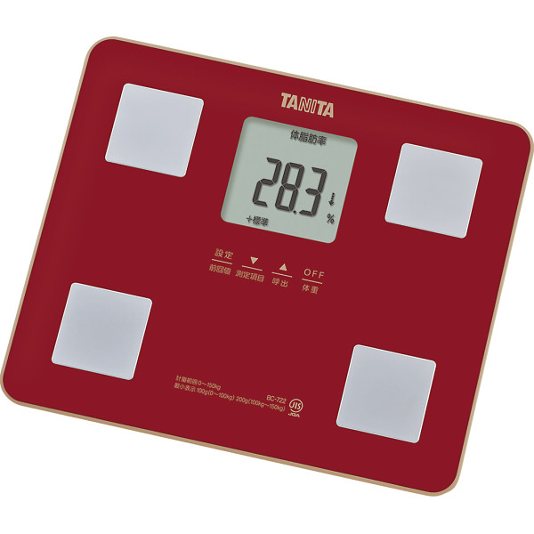 タニタ 体組成計レッド