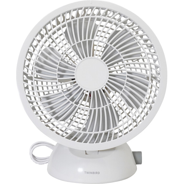 ツインバード　ＵＳＢ給電式デスクファンホワイト