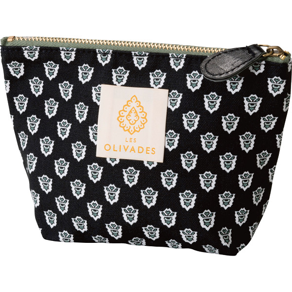 レゾリヴァード　マチ付ポーチブラック