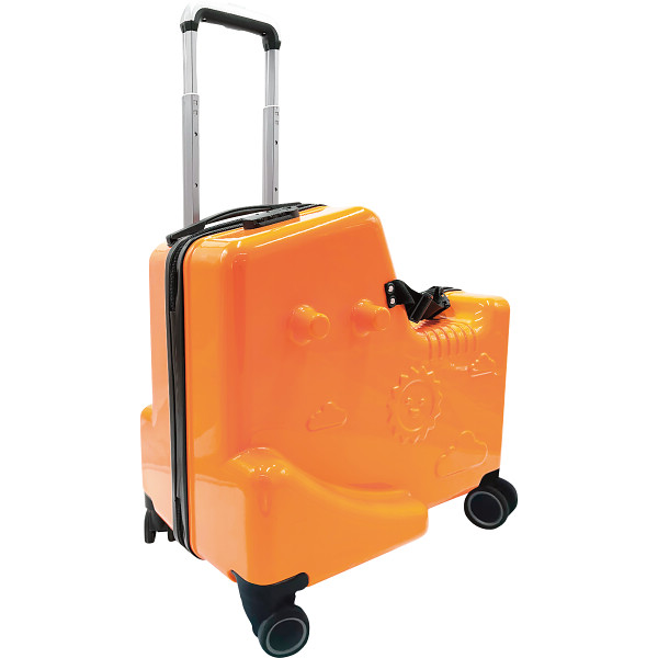 子供が乗れるスーツケースマリーゴールド