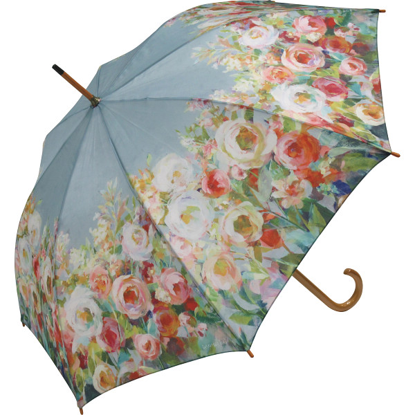 アーチストブルーム 木製ジャンプ傘ジョイオブガーデン