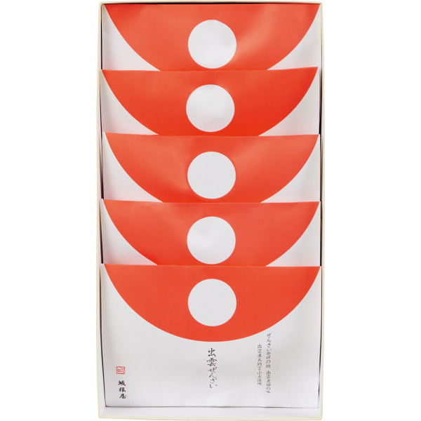 坂根屋 紅白餅入り出雲ぜんざい（５個）