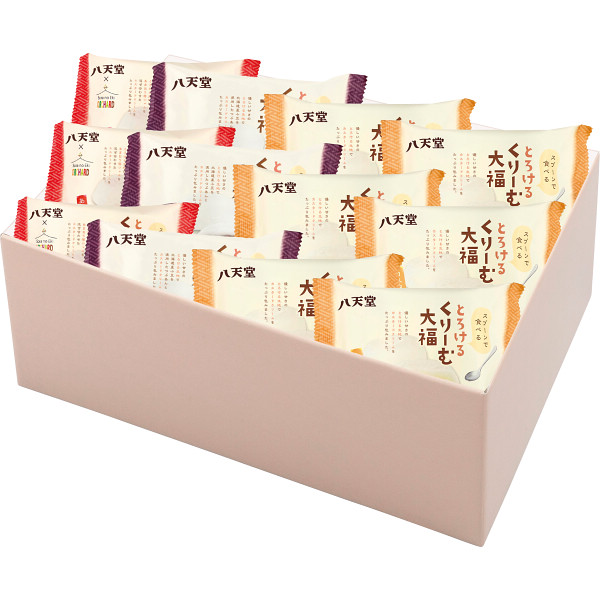 八天堂　とろけるくりーむ大福３種１２個詰合せ